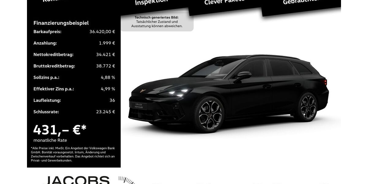 Cupra Leon 5.555 km 35.990 &euro; Düren 52351