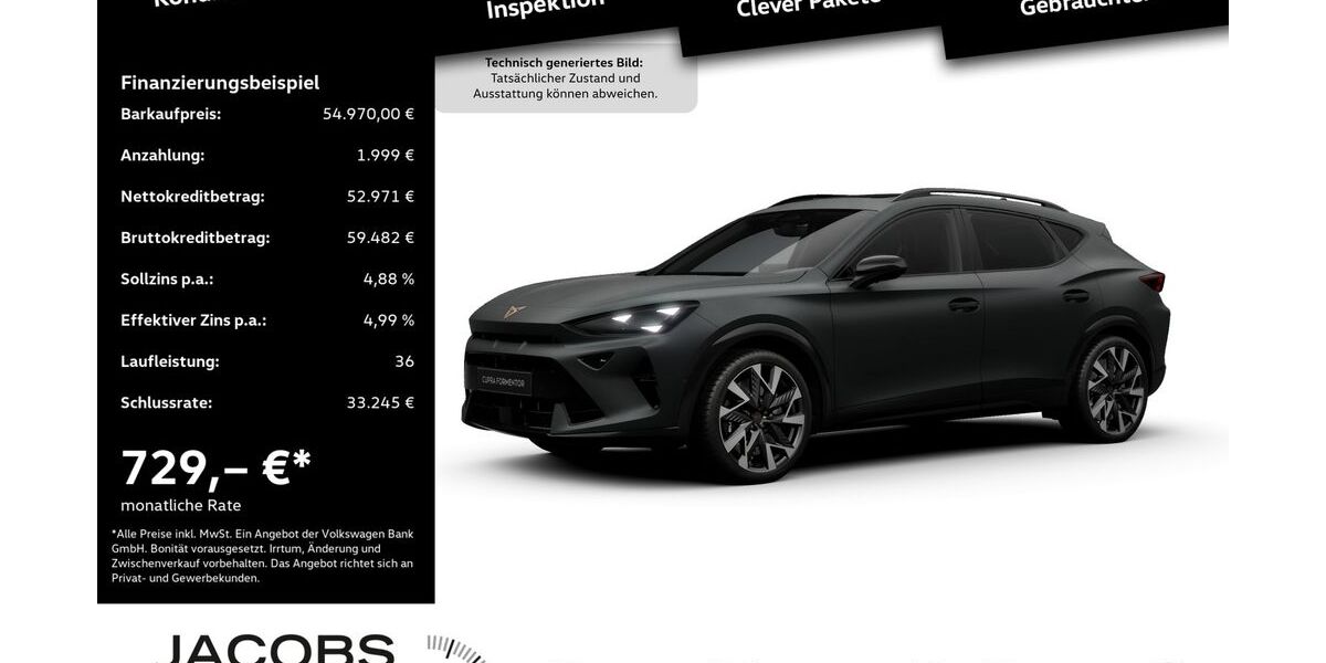 Cupra Formentor 3.333 km 53.960 &euro; Düren 52351